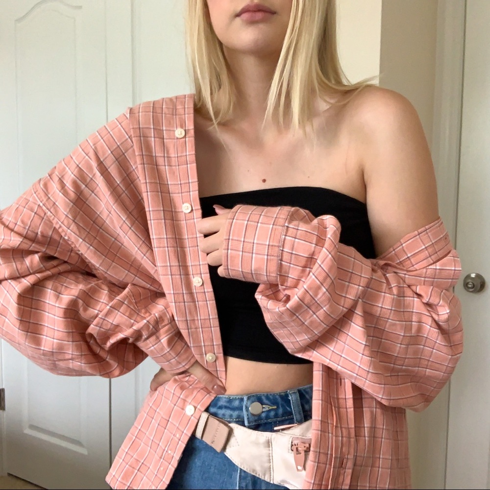 Oversized Orange Flannel